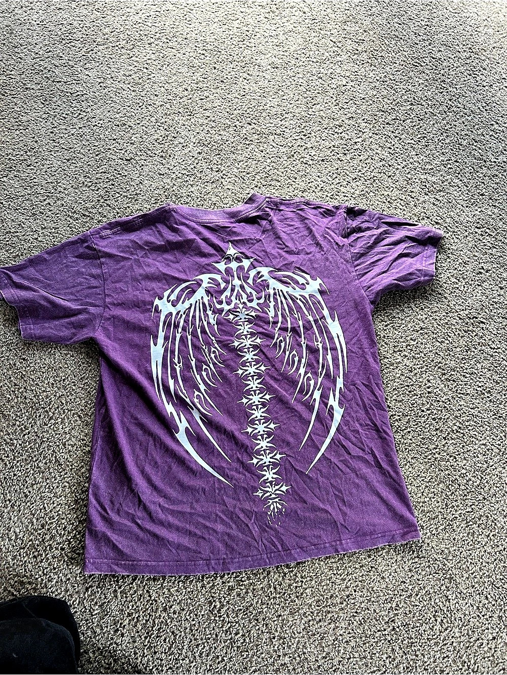 Graphic Short Sleeve Tee in Purple